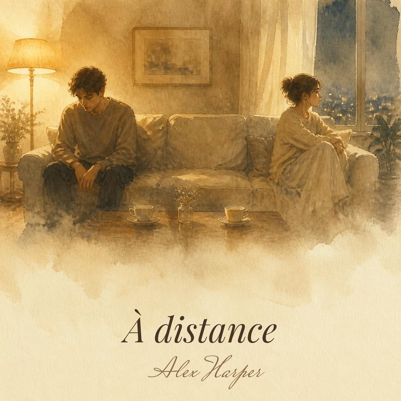 Pochette du single À distance